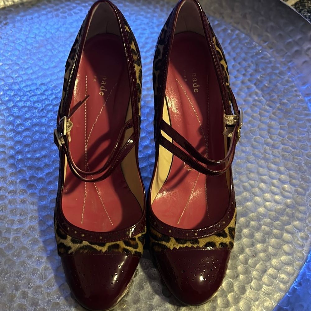 Kate spade pumps double buckle